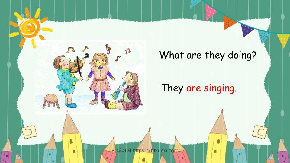 图片[3]-五年级英语下册现在进行时（人教PEP版）-BT学习网