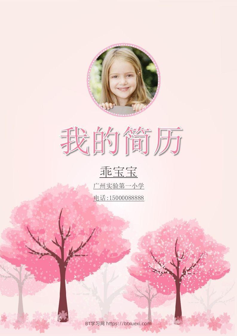 多页-小升初简历93-BT学习网