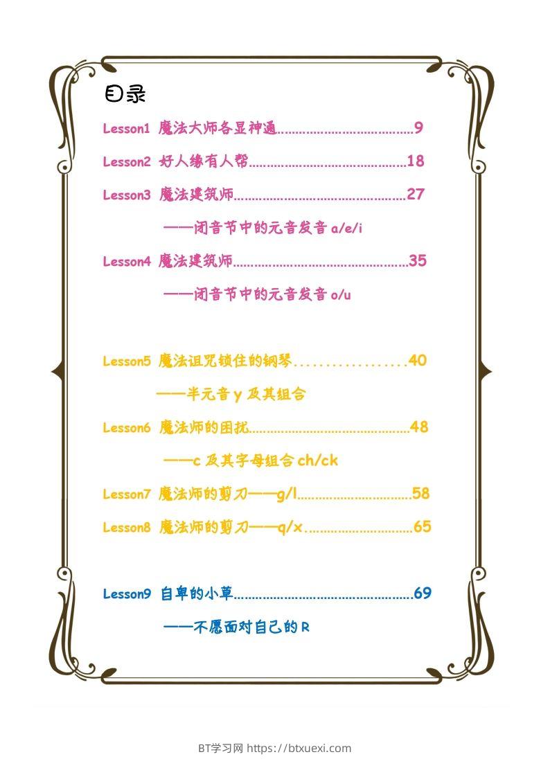 【自然拼读】趣味笔记1-BT学习网