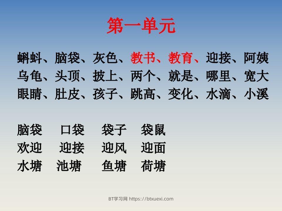 图片[2]-二上语文期末复习重点课件PPT-BT学习网