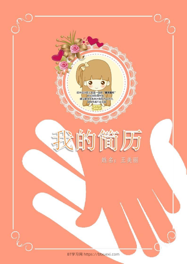 多页-小升初简历28-BT学习网