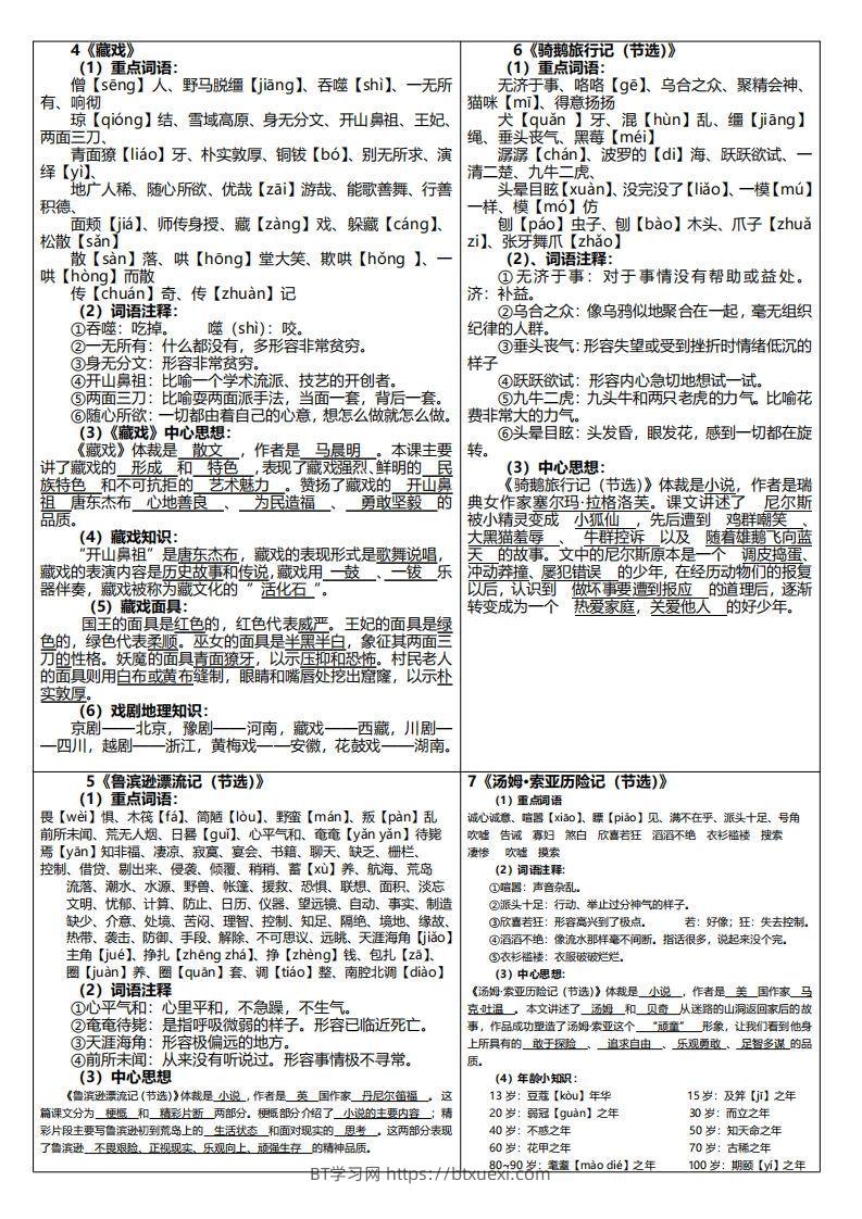 图片[2]-【课课贴】六下语文-BT学习网