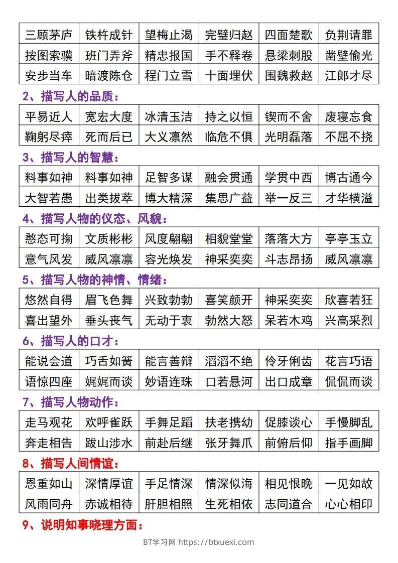 图片[2]-【三上】语文必背汇总-BT学习网